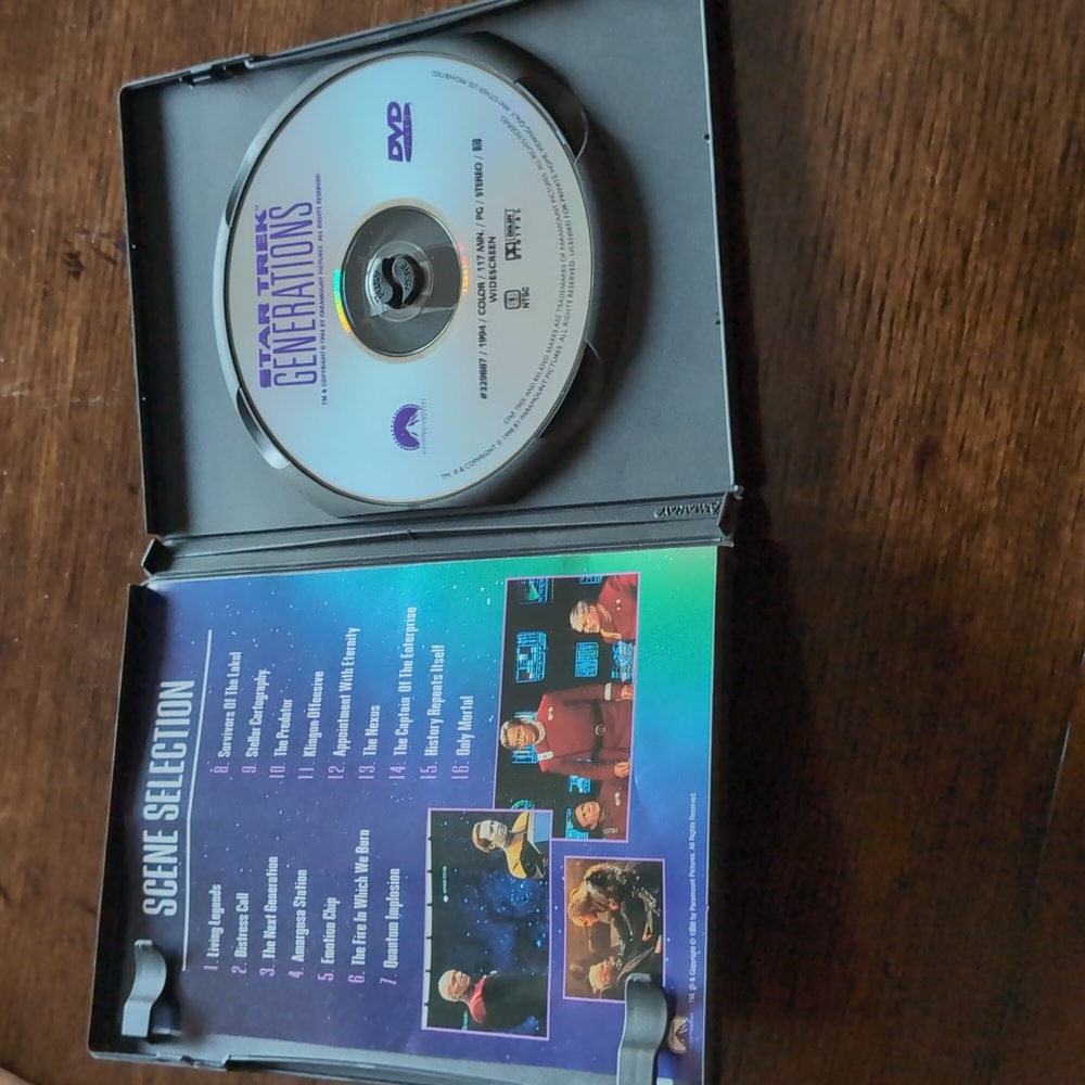 Star Trek Generations DVD - Picture 3 of 3